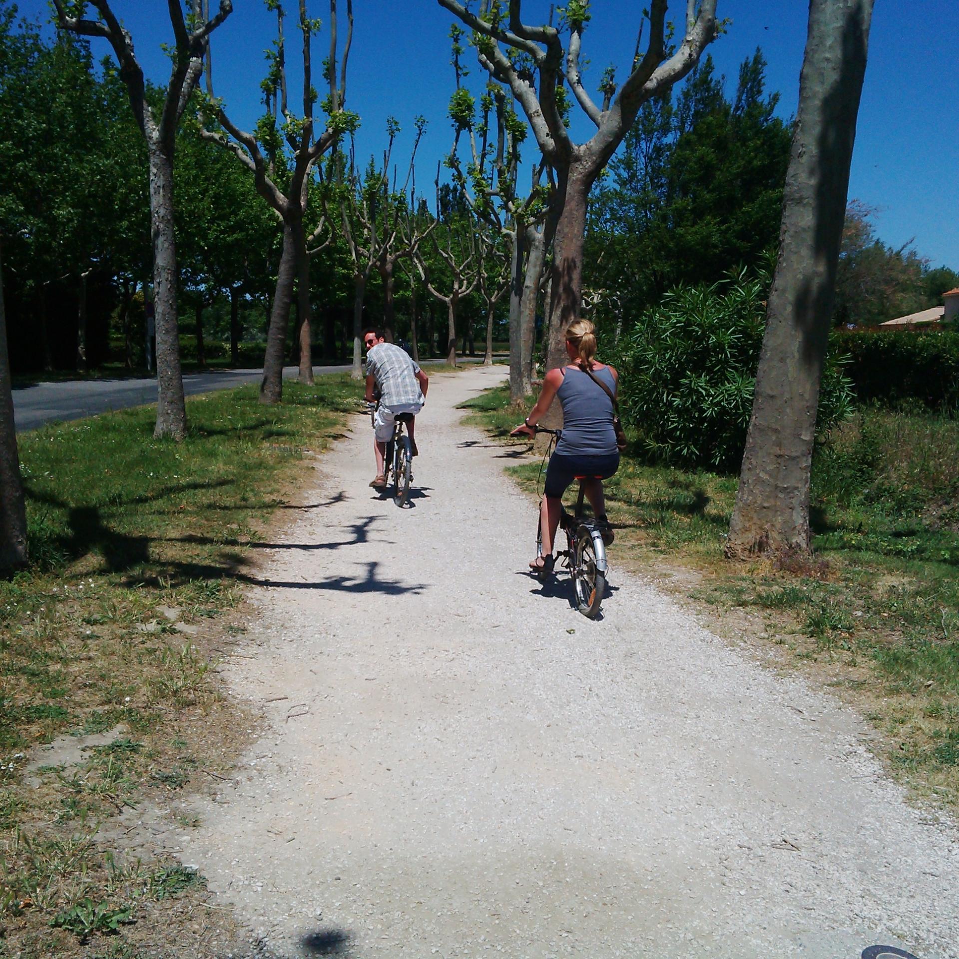 Pistes cyclables dès la sortie de la résidence