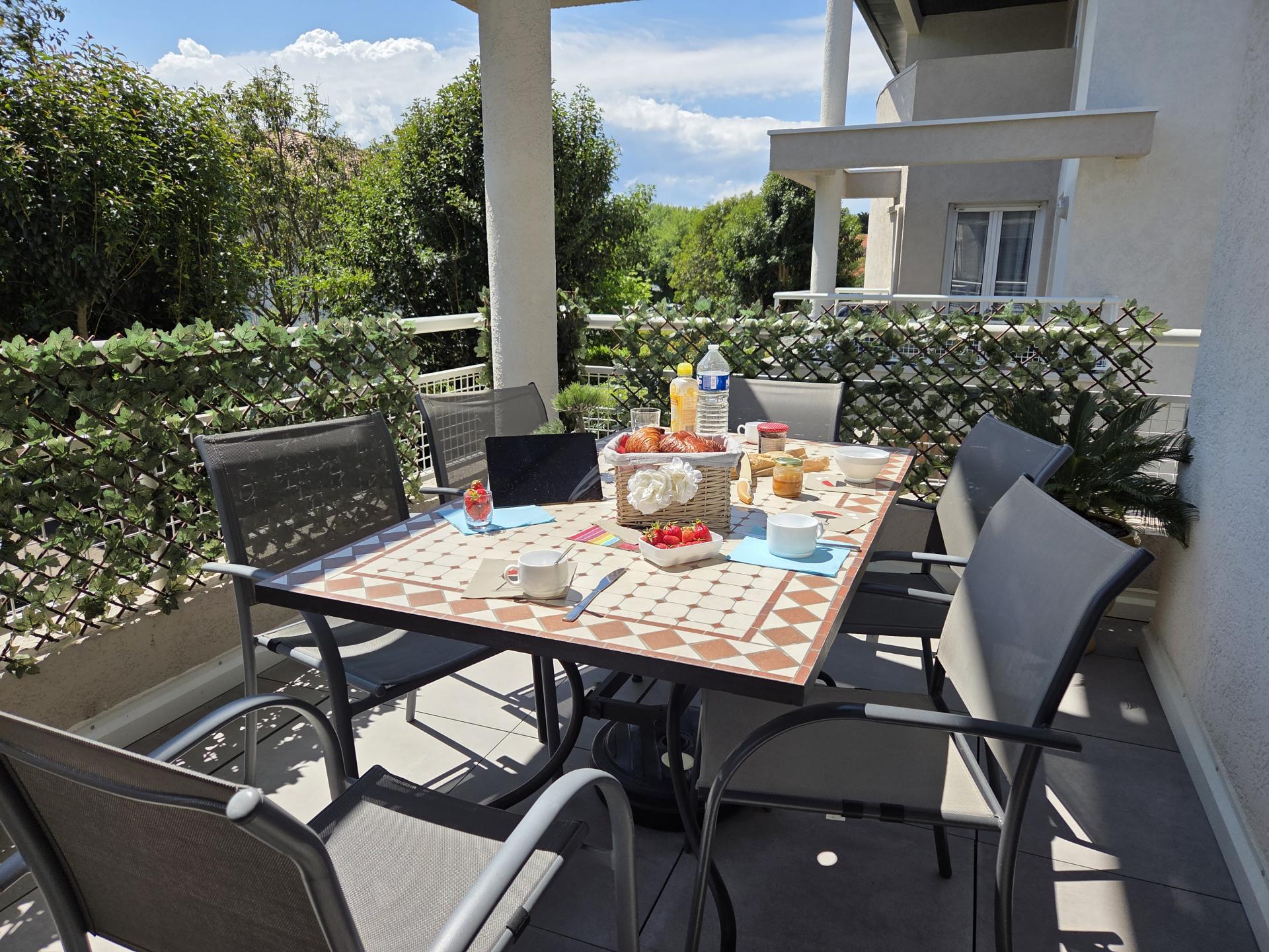 La terrasse très cosy